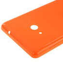 Bright Surface Solid Color Plastic Battery Back Cover for Microsoft Lumia 535(Orange)
