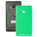 Bright Surface Solid Color Plastic Battery Back Cover for Microsoft Lumia 535(Green)