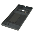 Solid Color Plastic Battery Back Cover for Nokia Lumia 730(Black)