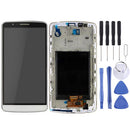LCD Display + Touch Panel with Frame for LG G3 / D850 / D851 / D855 / VS985(White)