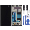 LCD Display + Touch Panel with Frame for Sony Xperia C3 / D2533(Black)