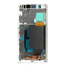 LCD Display + Touch Panel with Frame for Sony Xperia Z / L36H / C6603 / C6602(White)