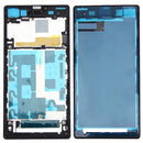 Front Housing LCD Frame Bezel Plate for Sony Xperia Z1 / C6902 / L39h / C6903 / C6906 / C6943(Black)