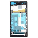 Front Housing LCD Frame Bezel Plate for Sony Xperia Z1 / C6902 / L39h / C6903 / C6906 / C6943(Black)