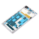 Front Housing LCD Frame Bezel Plate for Sony Xperia Z1 / C6902 / L39h / C6903 / C6906 / C6943(White)