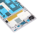 Front Housing LCD Frame Bezel Plate for Sony Xperia Z1 / C6902 / L39h / C6903 / C6906 / C6943(White)