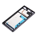 Front Housing LCD Frame Bezel Plate for Sony Xperia Z3 / L55w / D6603(Black)