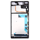 Front Housing LCD Frame Bezel Plate for Sony Xperia Z3 / L55w / D6603(White)