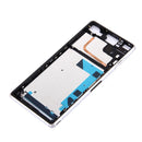 Front Housing LCD Frame Bezel Plate for Sony Xperia Z3 / L55w / D6603(White)