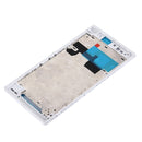 Front Housing LCD Frame Bezel Plate for Sony Xperia Z Ultra / XL39h / C6802(White)