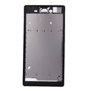 Front Housing with Adhesive Sticker for Sony Xperia T3(Black)