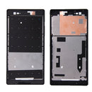 Front Housing with Adhesive Sticker for Sony Xperia T2 Ultra(Black)