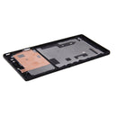 Front Housing with Adhesive Sticker for Sony Xperia T2 Ultra(Black)