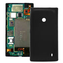 Plastic Back Housing Cover for Nokia Lumia 520(Black)