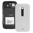 Smooth Surface Plastic Back Housing Cover for Nokia Lumia 822(White)