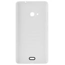 Frosted Surface Plastic Back Housing Cover for Microsoft Lumia 535(White)