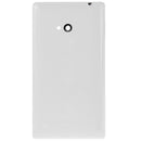 Smooth Surface Plastic Back Housing Cover for Nokia Lumia 720(White)