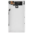 Smooth Surface Plastic Back Housing Cover for Nokia Lumia 720(White)