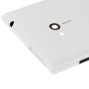 Smooth Surface Plastic Back Housing Cover for Nokia Lumia 720(White)