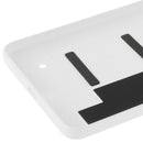 Smooth Surface Plastic Back Housing Cover for Microsoft Lumia 640(White)