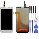 LCD Screen and Digitizer Full Assembly for Lenovo A8 / A806 / A808T(White)