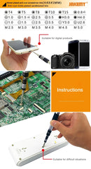 JAKEMY JM-8142 30 in 1 Aviation Aluminum Interchangeable Screwdriver Set