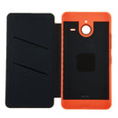 Original Horizontal Flip Leather Case + Plastic Back Cover for Microsoft Lumia 640XL (Orange)