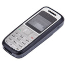 Full Housing Cover (Front Cover + Middle Frame Bezel + Battery Back Cover) for Nokia 1200 / 1208 / 1209(Black)
