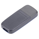 Full Housing Cover (Front Cover + Middle Frame Bezel + Battery Back Cover) for Nokia 1200 / 1208 / 1209(Blue)