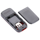 Full Housing Cover (Front Cover + Middle Frame Bezel + Battery Back Cover) for Nokia 1200 / 1208 / 1209(Red)