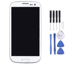 Original LCD Screen and Digitizer Full Assembly with Frame for Samsung Galaxy SIII / i9300(White)
