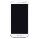 Original LCD Screen and Digitizer Full Assembly with Frame for Samsung Galaxy SIII / i9300(White)