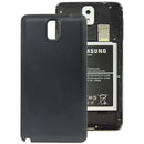 Original Litchi Texture Plastic Battery Cover for Galaxy Note III / N9000(Black)