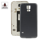 Original Plastic Material Battery Housing Door Cover with Waterproof Function for Galaxy S5 / G900 (Black)