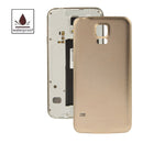 High Quality Plastic Material Battery Housing Door Cover with Waterproof Function for Galaxy S5 / G900 (Gold)