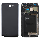 High Qualiay Full Housing Chassis (LCD Frame Bezel + Back Cover) for Galaxy Note II / N7100(Black)