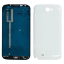 High Qualiay Full Housing Chassis (LCD Frame Bezel + Back Cover) for Galaxy Note II / N7100(White)