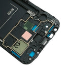 High Qualiay Full Housing Chassis (LCD Frame Bezel + Back Cover) for Galaxy Note II / N7100(White)