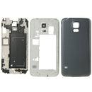 Full Housing Faceplate Cover for Galaxy S5 / G9008V(Black)