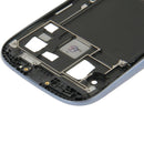Full Housing LCD Frame Bezel Plate + Back Cover for Galaxy S III / i747(Blue)