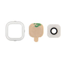 10 PCS Camera Lens Cover for Galaxy A5 / A500(White)