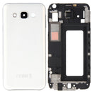 Full Housing Cover (Front Housing LCD Frame Bezel Plate + Rear Housing Battery Back Cover ) for Galaxy E5 / E500(White)