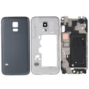 Full Housing Cover (Front Housing LCD Frame Bezel Plate + Middle Frame Bezel Back Plate Housing Camera Lens Panel + Battery Back Cover ) for Galaxy Alpha / G850(Black)