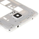 Middle Frame Bezel Back Plate Housing Camera Lens Panel for Galaxy Note 4 / N910F(White)