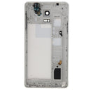 Full Housing Cover (Middle Frame Bezel Back Plate Housing Camera Lens Panel + Battery Back Cover ) for Galaxy Note 4 / N910F(White)