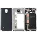 Full Housing Cover (Front Housing LCD Frame Bezel Plate + Middle Frame Bezel Back Plate Housing Camera Lens Panel + Battery Back Cover ) for Galaxy Note 4 / N910F(Black)