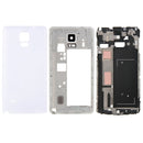 Full Housing Cover (Front Housing LCD Frame Bezel Plate + Middle Frame Bezel Back Plate Housing Camera Lens Panel + Battery Back Cover ) for Galaxy Note 4 / N910F(White)