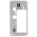 Full Housing Cover (Front Housing LCD Frame Bezel Plate + Middle Frame Bezel Back Plate Housing Camera Lens Panel + Battery Back Cover ) for Galaxy Note 4 / N910F(White)