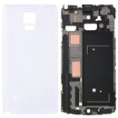 Full Housing Cover (Front Housing LCD Frame Bezel Plate + Battery Back Cover ) for Galaxy Note 4 / N910V(White)