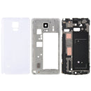 Full Housing Cover (Front Housing LCD Frame Bezel Plate + Middle Frame Bezel Back Plate Housing Camera Lens Panel + Battery Back Cover ) for Galaxy Note 4 / N910V(White)